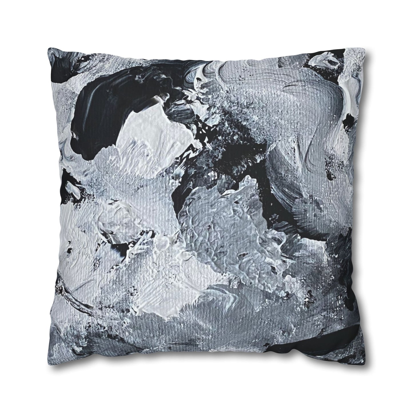 Onyx Moron Square Poly Canvas Pillowcase