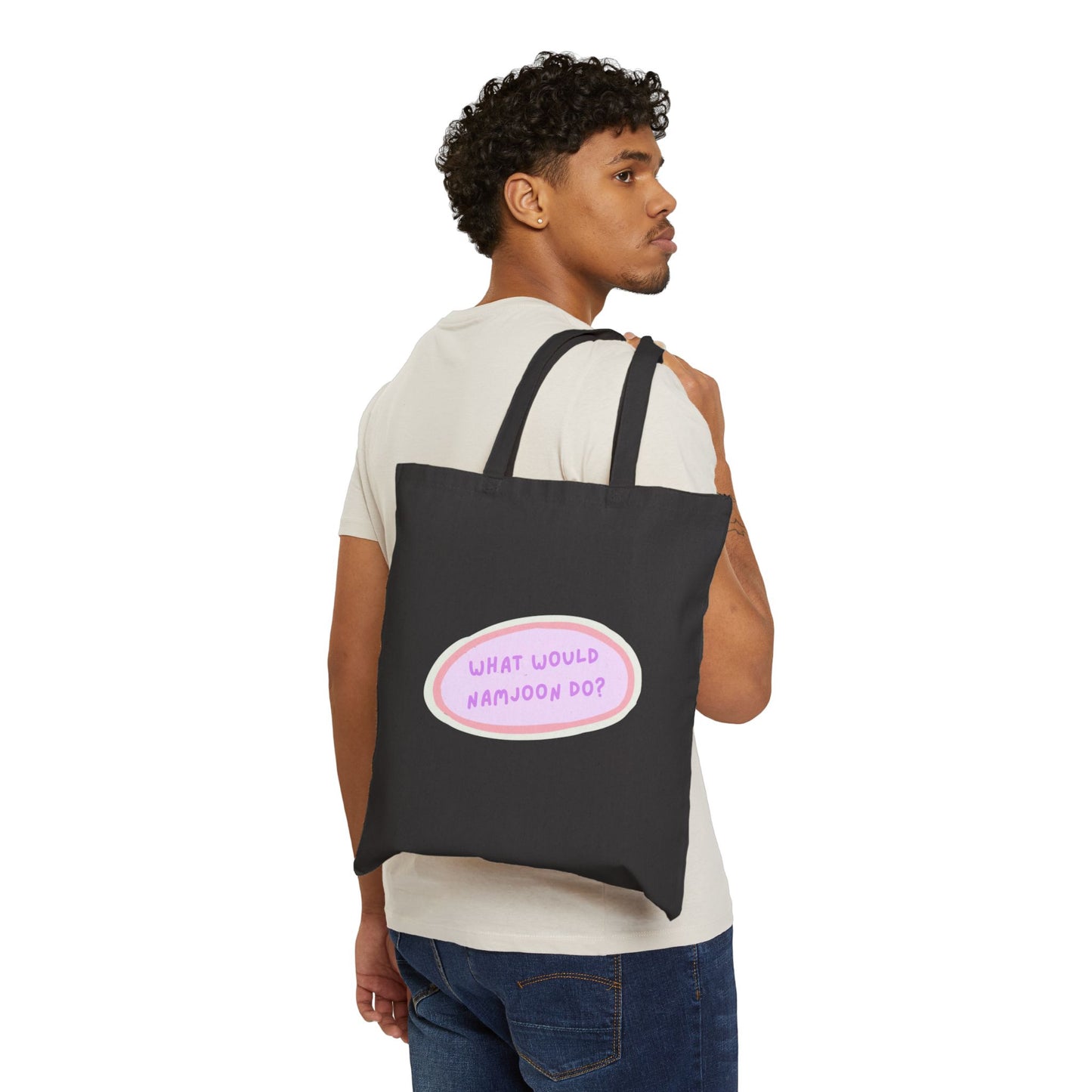 What Would Namjoon Do Cotton Canvas Tote Bag