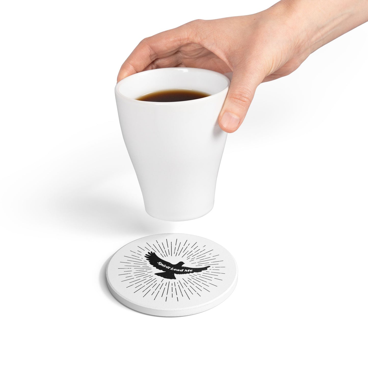 Spirit Lead Me (1) Ceramic Coaster
