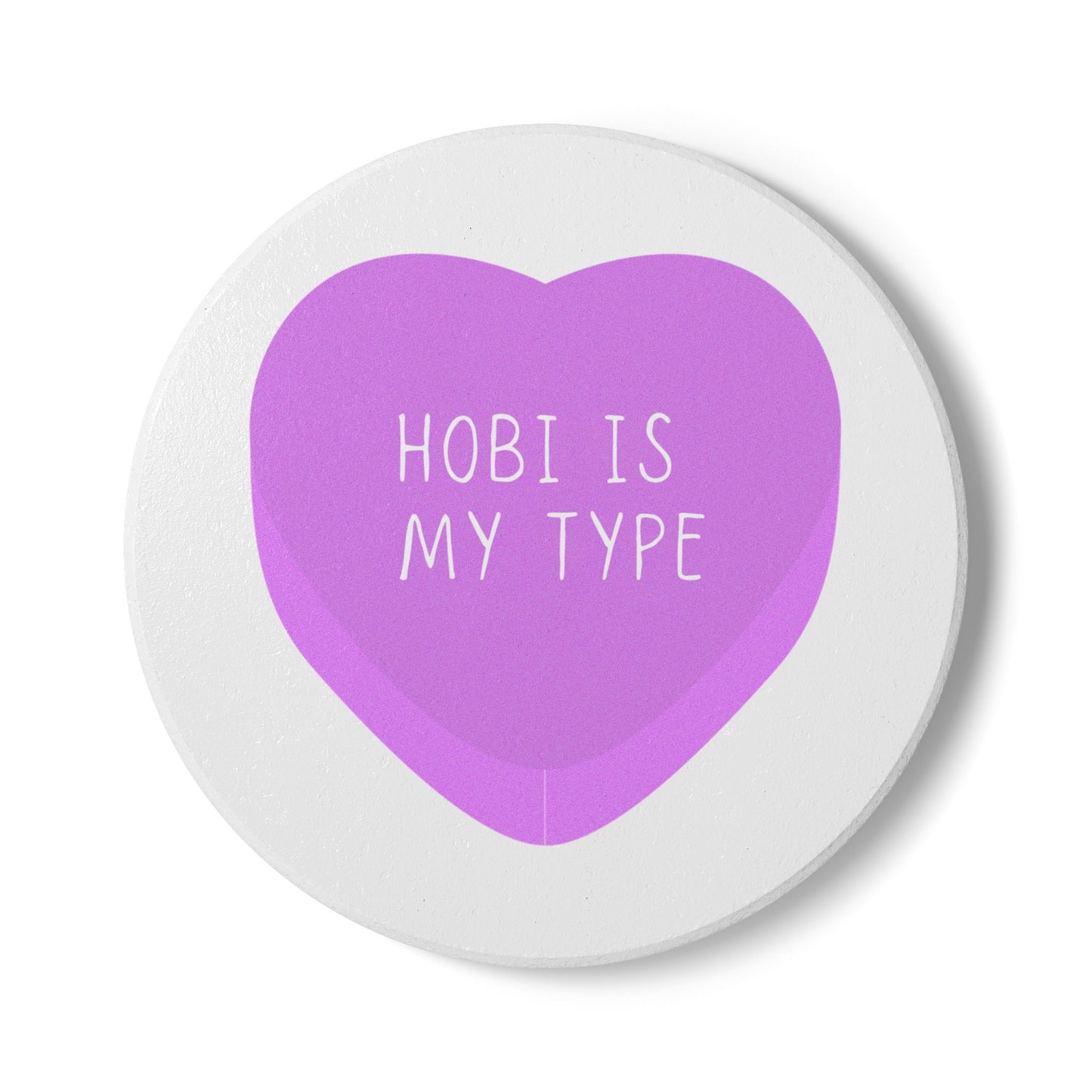 Hobi Is My Type Ceramic Coaster
