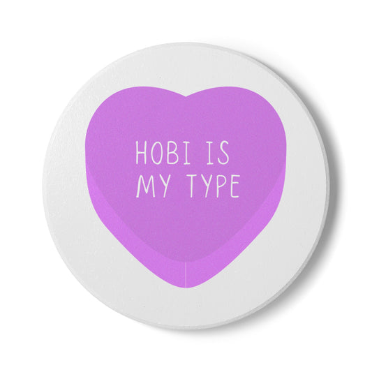 Hobi Is My Type Ceramic Coaster