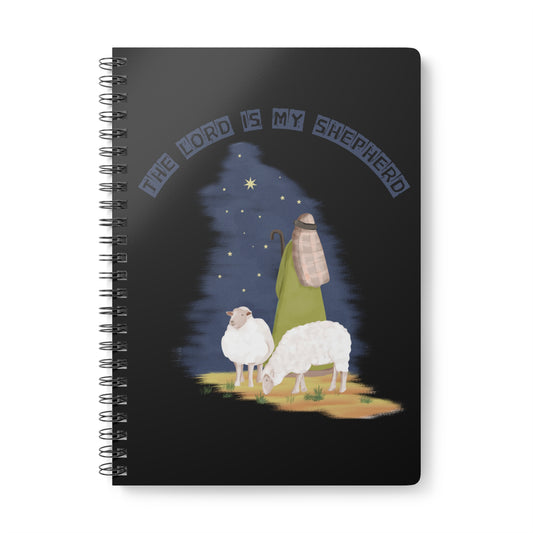 The Lord Is My Shepherd Wirobound Softcover Notebook, A5