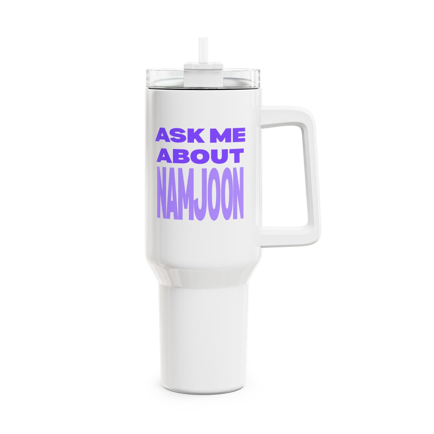 Ask Me About Namjoon Tumbler, 40oz