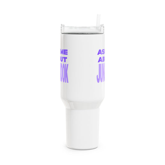 Ask Me About Jungkook Tumbler, 40oz