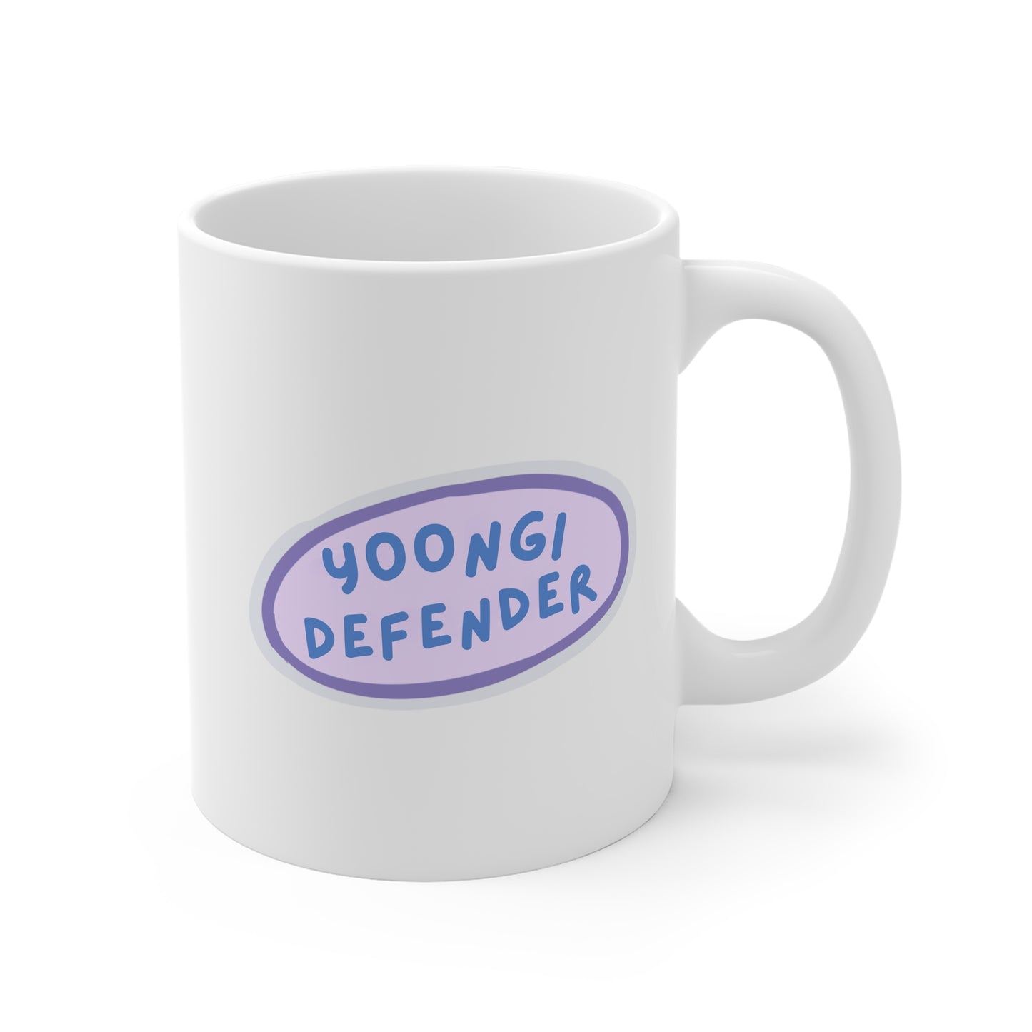 Yoongi Defender 11oz White Mug