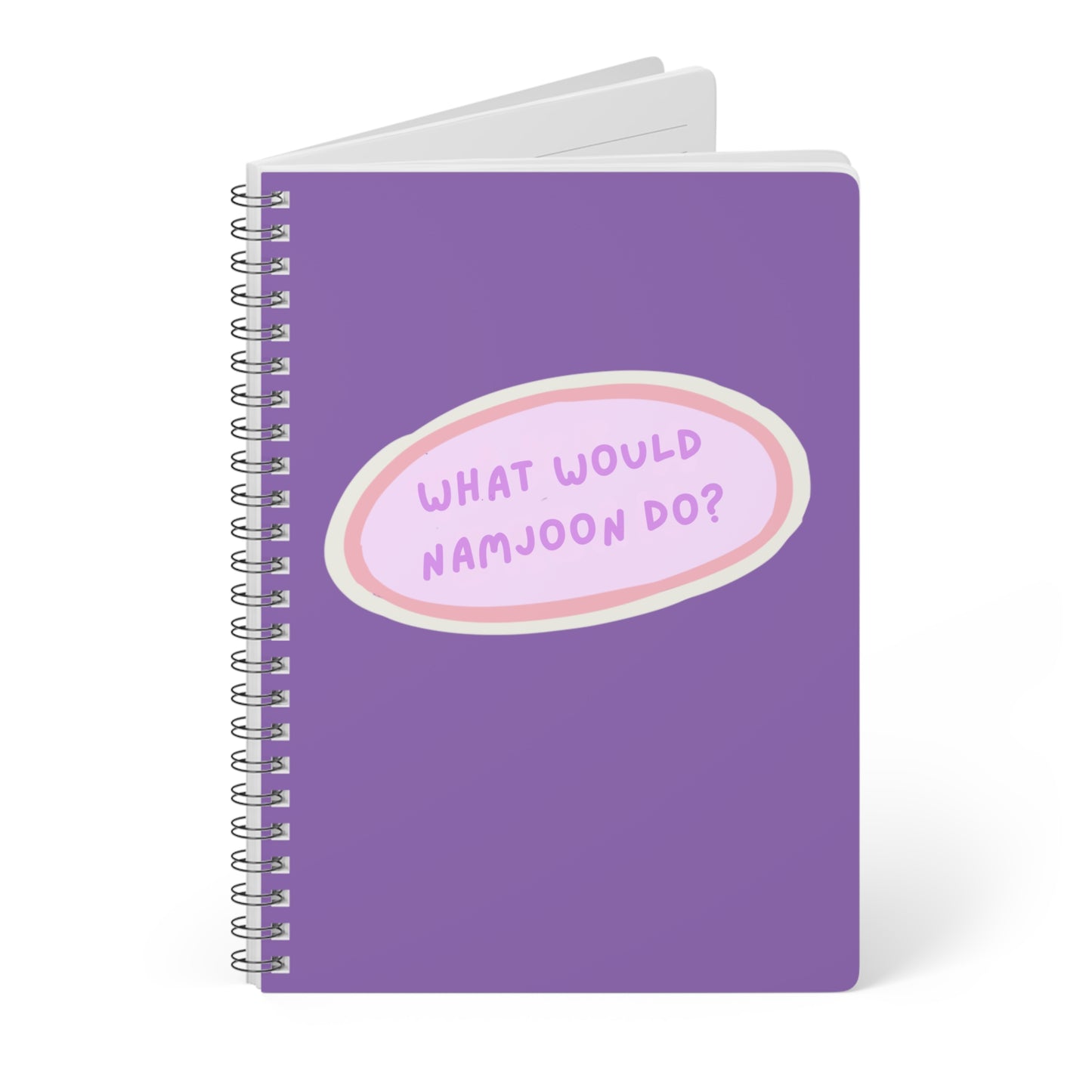 What Would Namjoon Do? Wirobound Softcover Notebook, A5