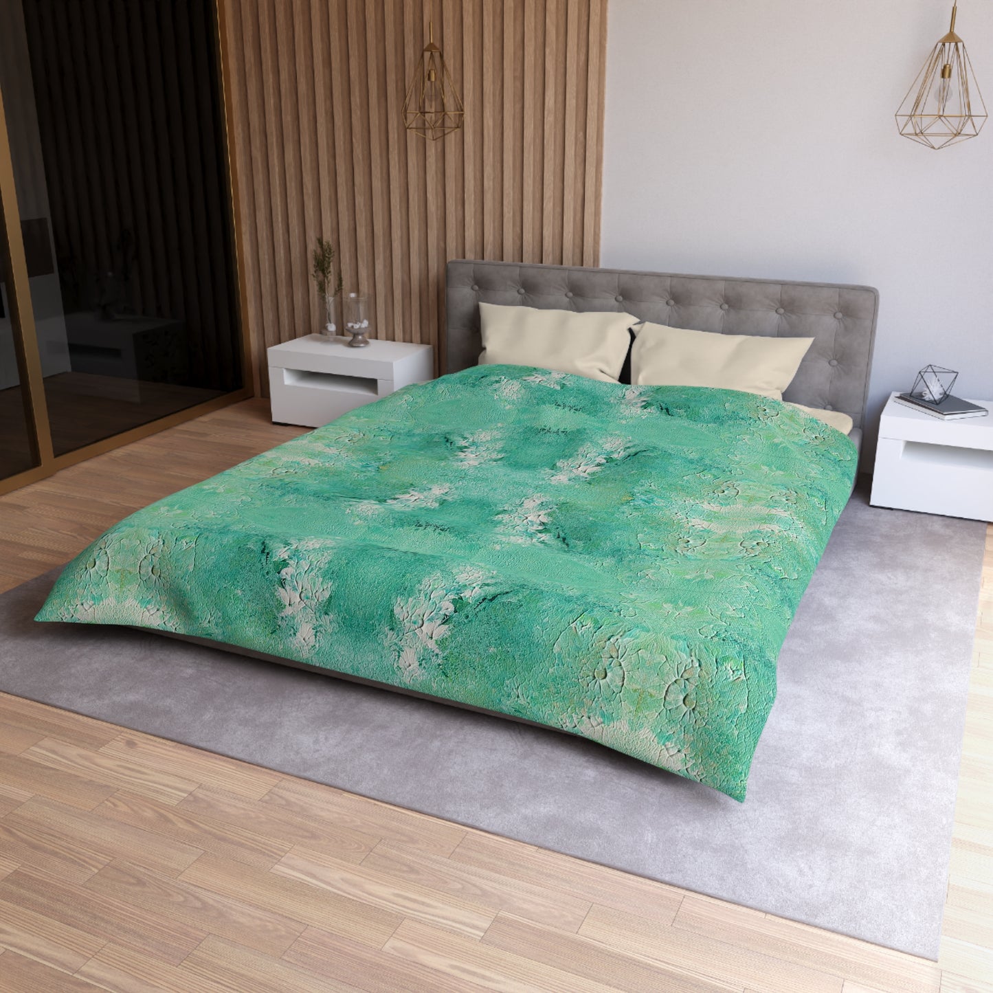 Chlorophyll Microfiber Duvet Cover