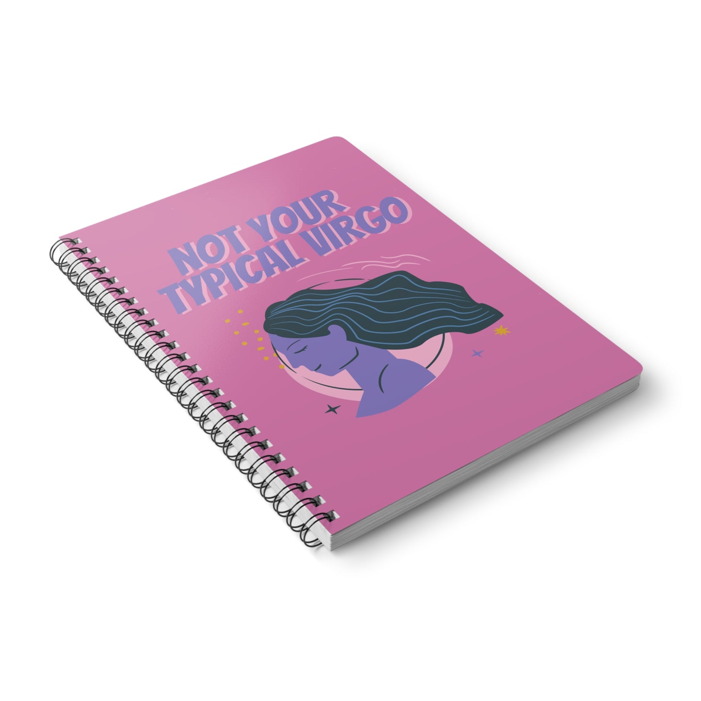 Not Your Typical Virgo Wirobound Softcover Notebook, A5