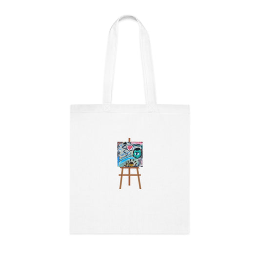 Heartscratcher (Easel) Cotton Tote