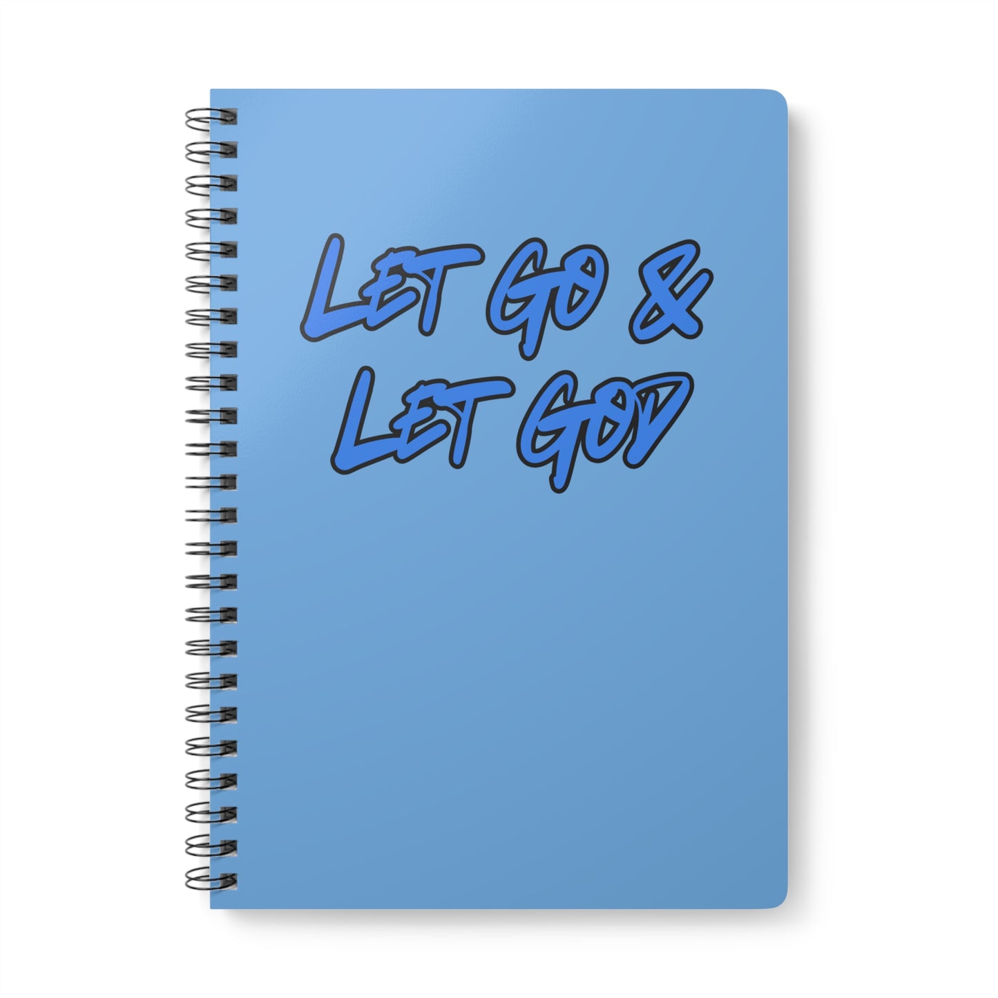Let Go & Let God Wirobound Softcover Notebook, A5