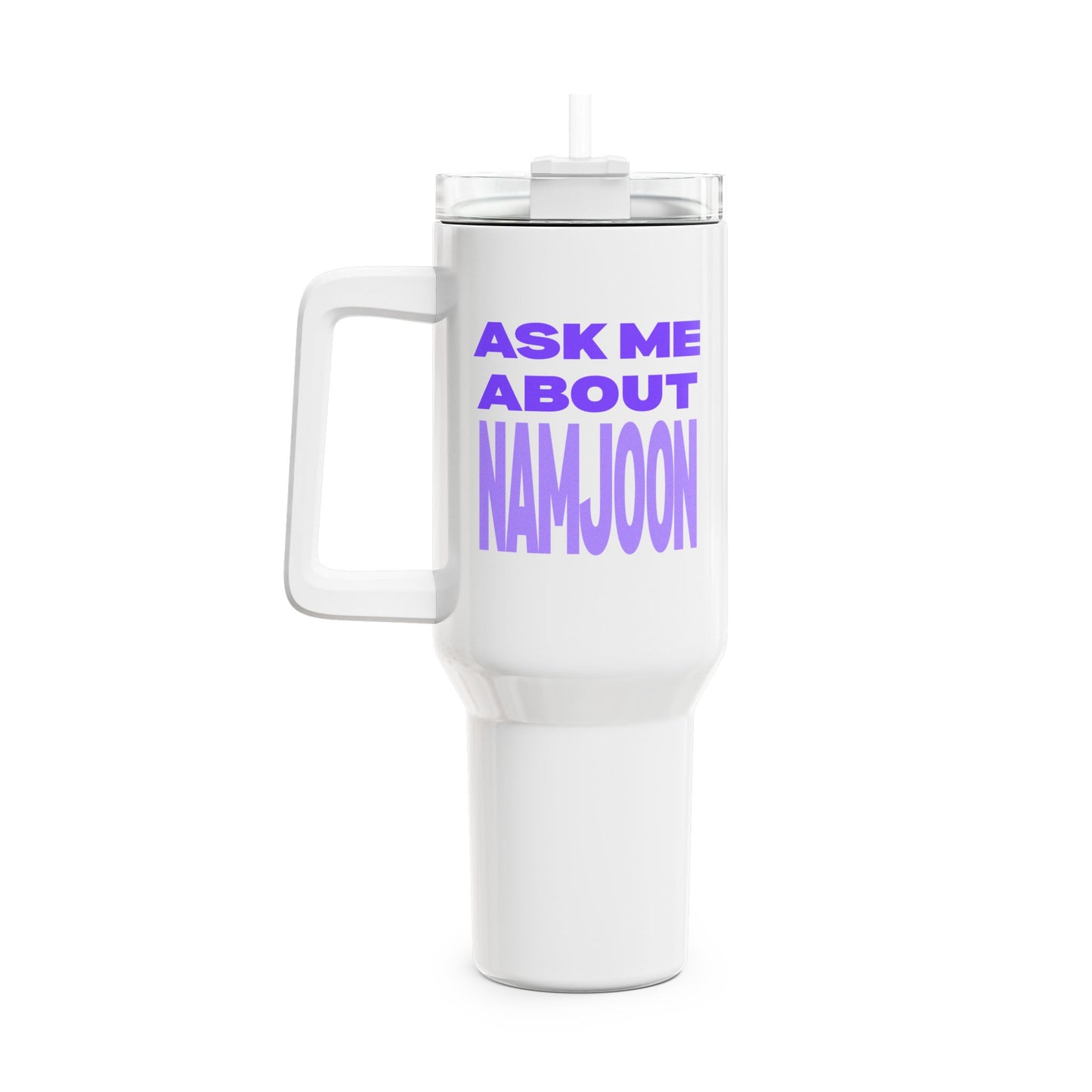Ask Me About Namjoon Tumbler, 40oz