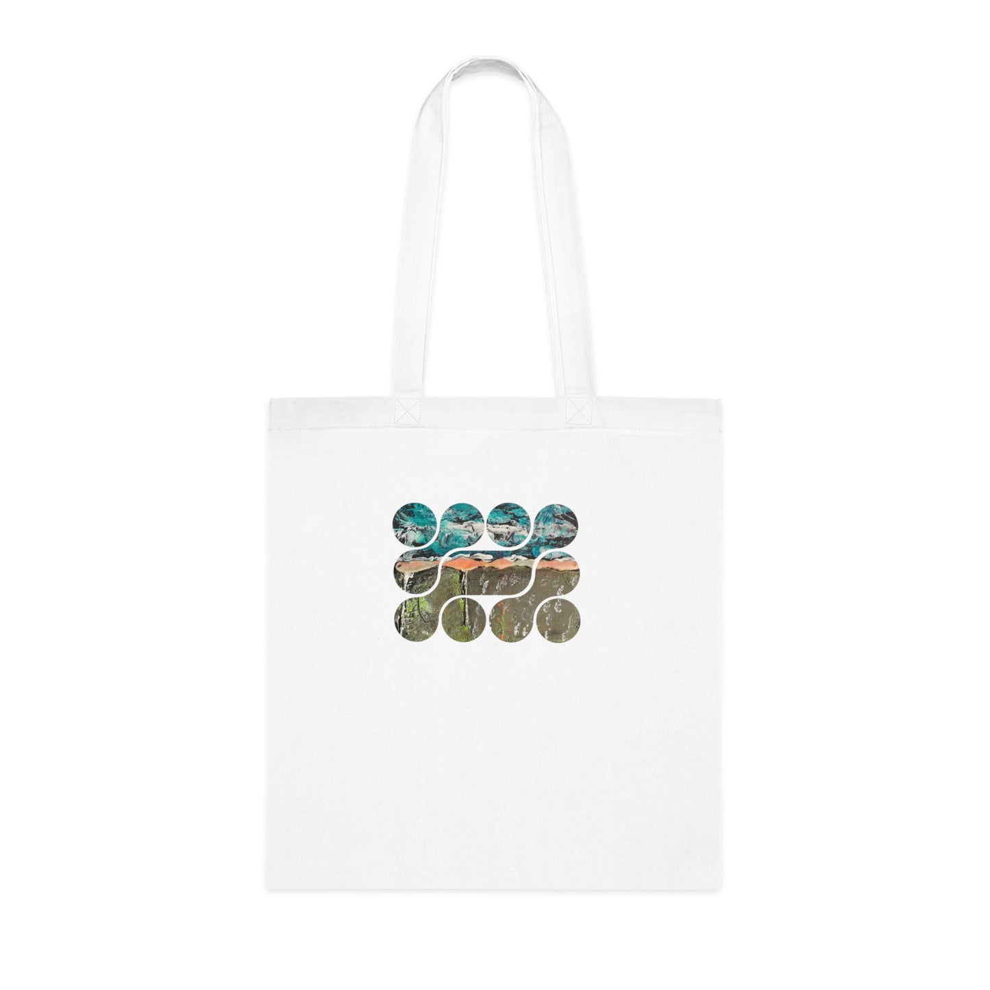 Vector Spectrum (Circular) Cotton Tote