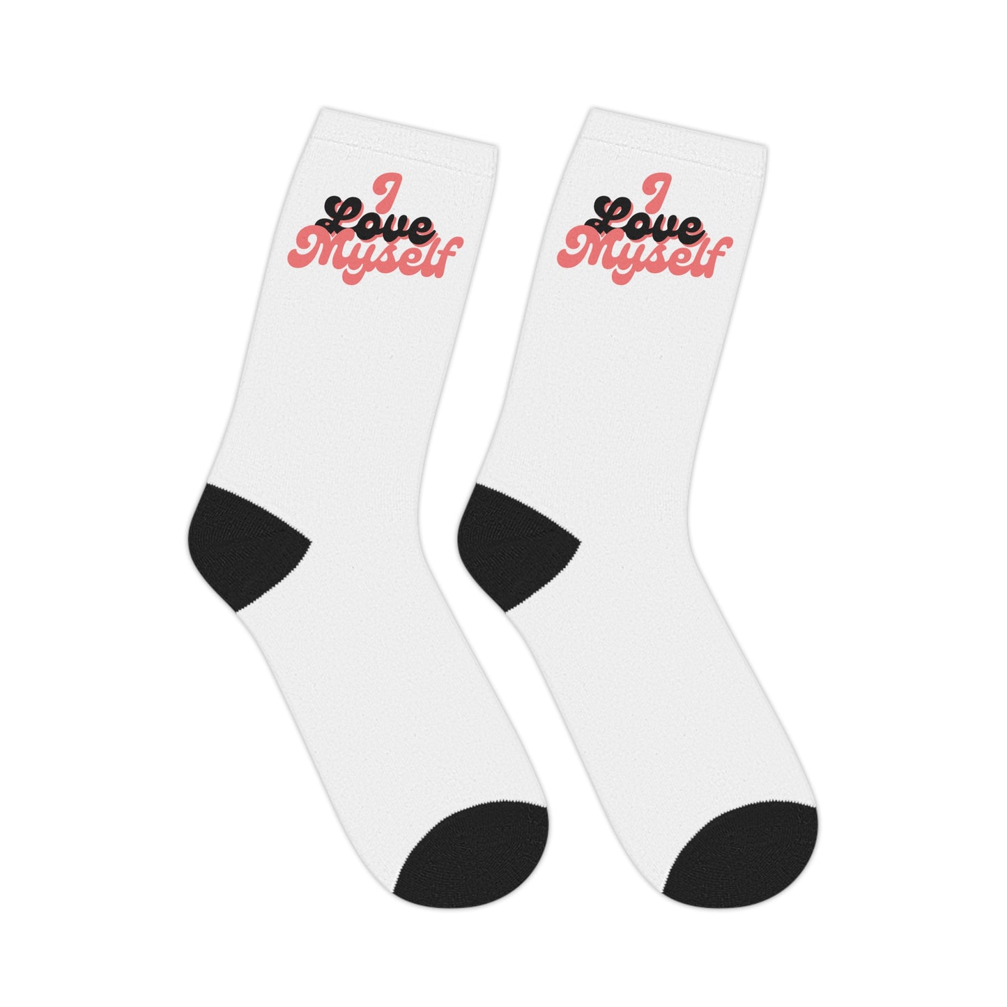 I Love Myself Mid-length Socks