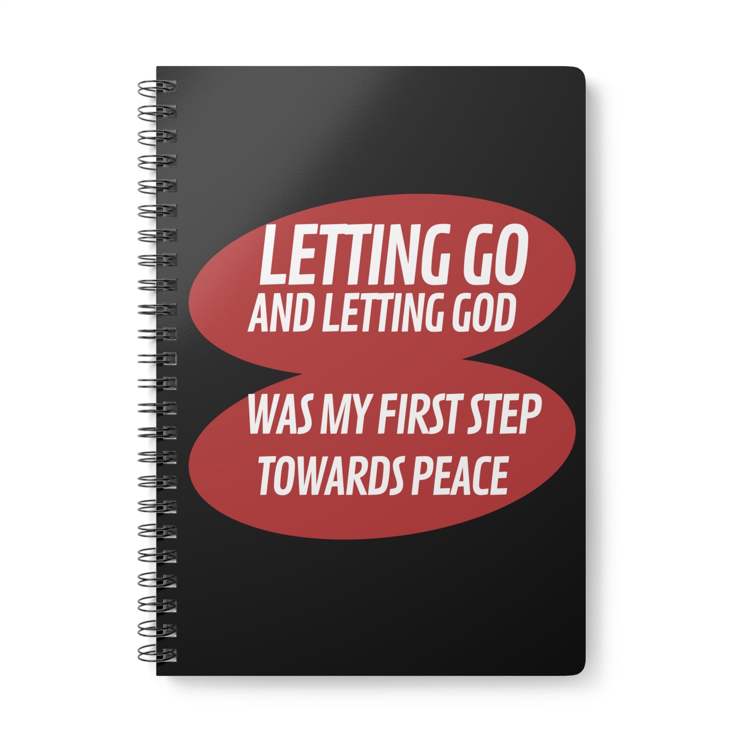Letting Go & Letting God (1) Wirobound Softcover Notebook, A5
