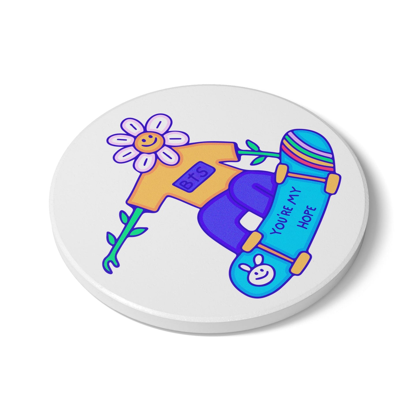 You're My Hope (Skater) Ceramic Coaster
