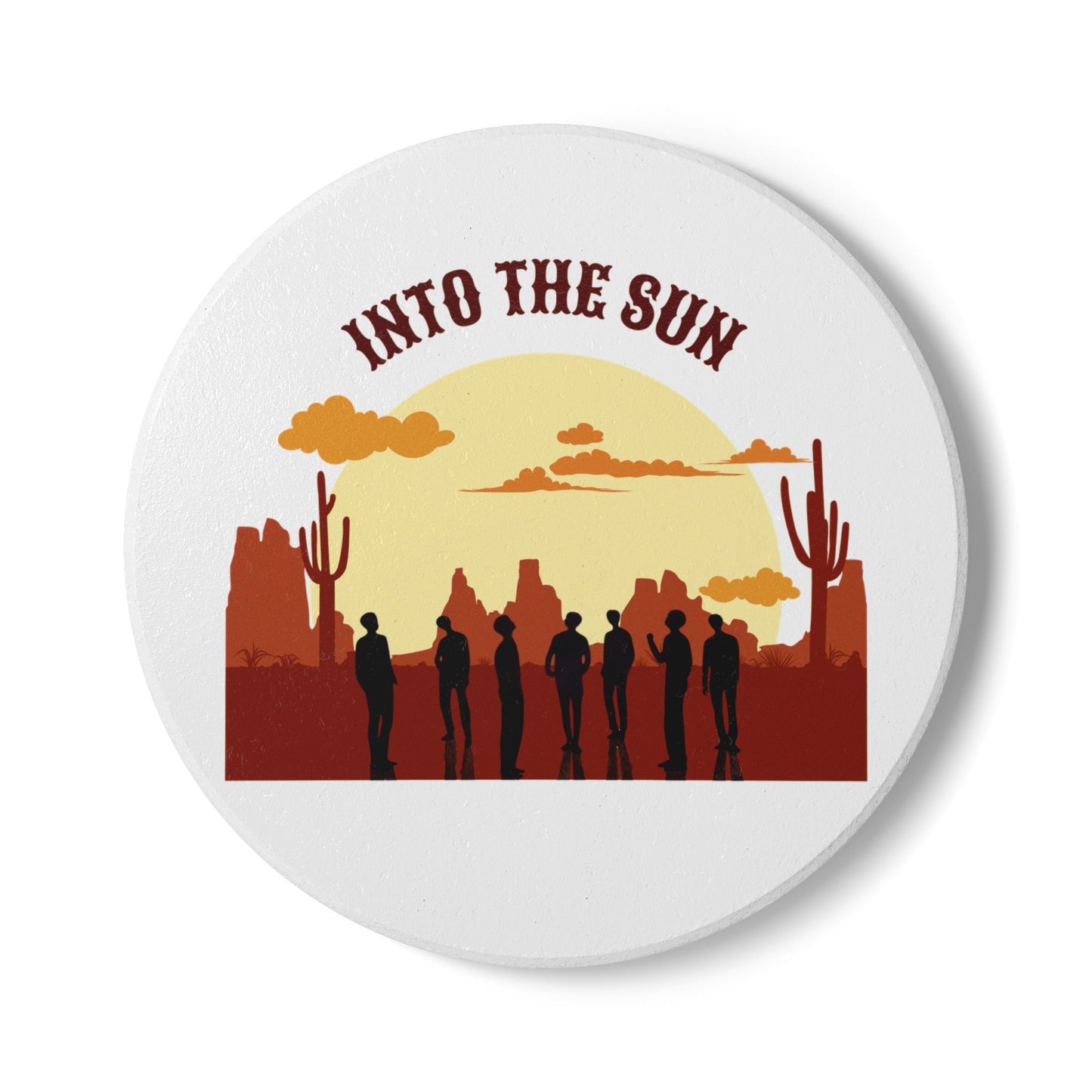 Into The Sun (Horizon) Ceramic Coaster