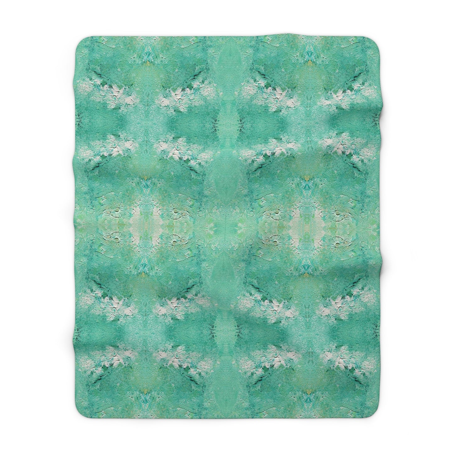 Chlorophyll Sherpa Fleece Blanket