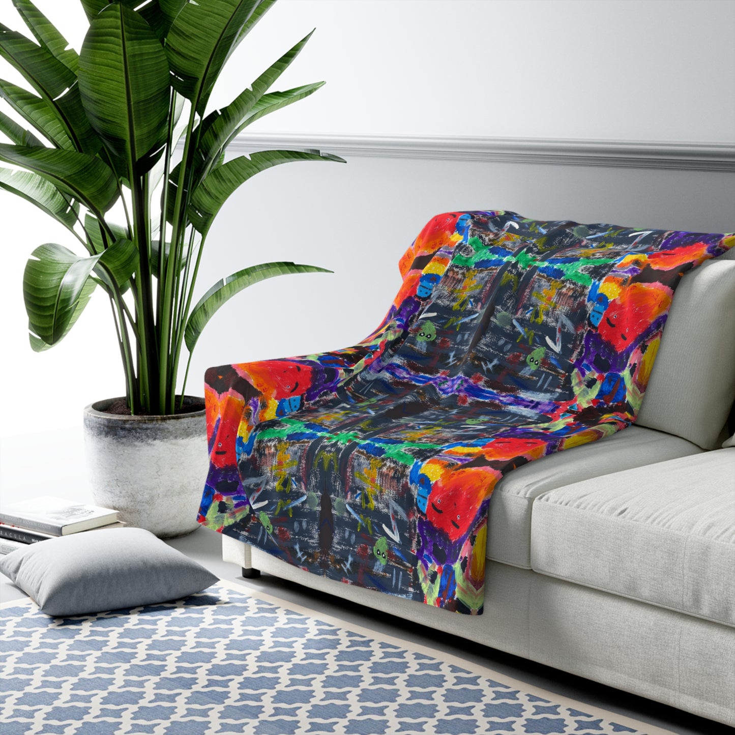 My Parents Are Aliens Sherpa Fleece Blanket