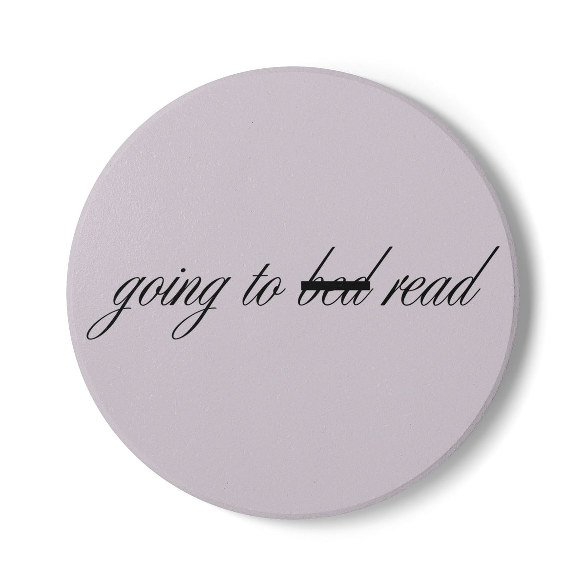 Going To Bed/Read Ceramic Coaster