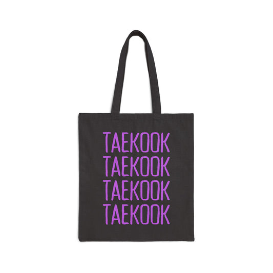 Taekook (Taehyung & Jungkook x 4) Cotton Canvas Tote Bag