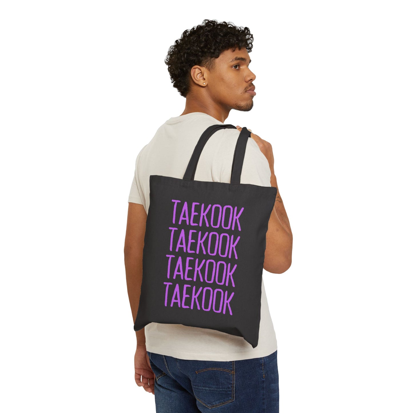 Taekook (Taehyung & Jungkook x 4) Cotton Canvas Tote Bag