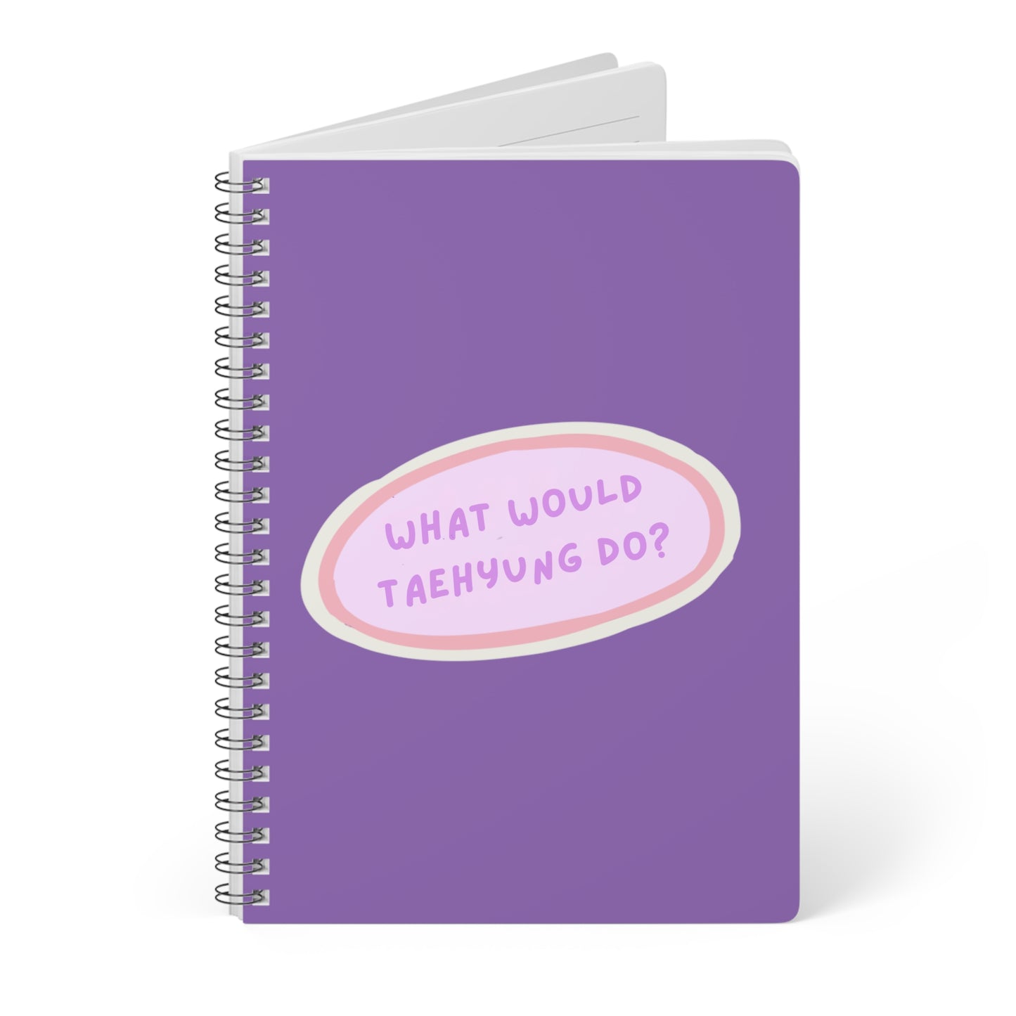 What Would Taehyung Do? Wirobound Softcover Notebook, A5