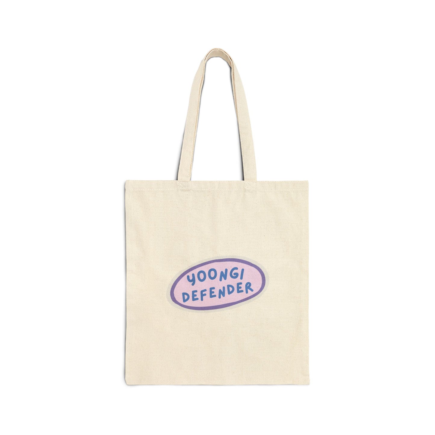 Yoongi Defender Cotton Canvas Tote Bag