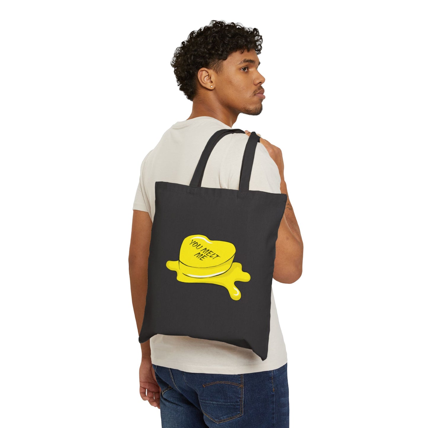 You Melt Me (Butter) Cotton Canvas Tote Bag