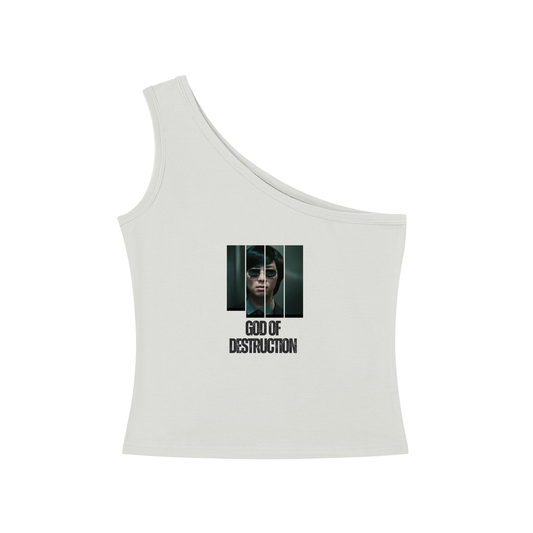 God Of Destruction (Namjoon) One-Shoulder Crop T-Shirt