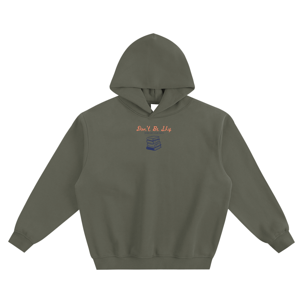 Don't Be Shy Send Me Your Arcs (Stack) Fleeced Boxy Hoodie