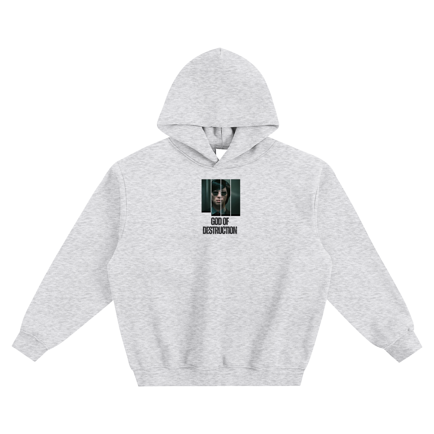 God Of Destruction (Namjoon) Fleeced Boxy Hoodie
