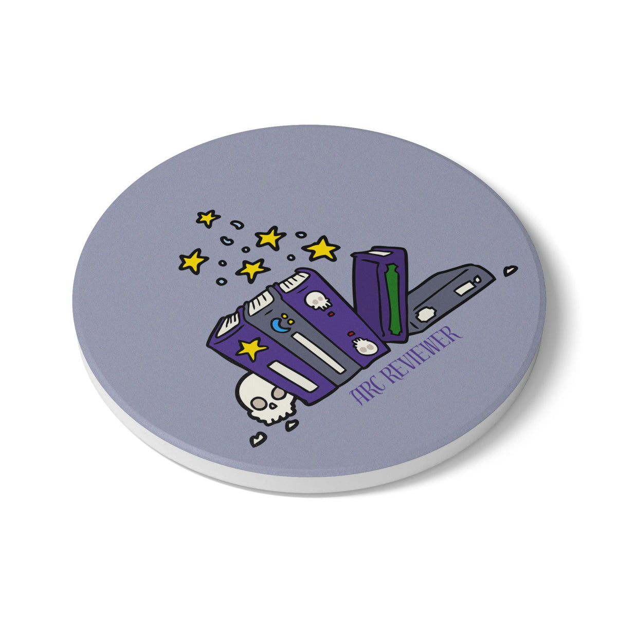 Arc Reviewer (Skull) Ceramic Coaster