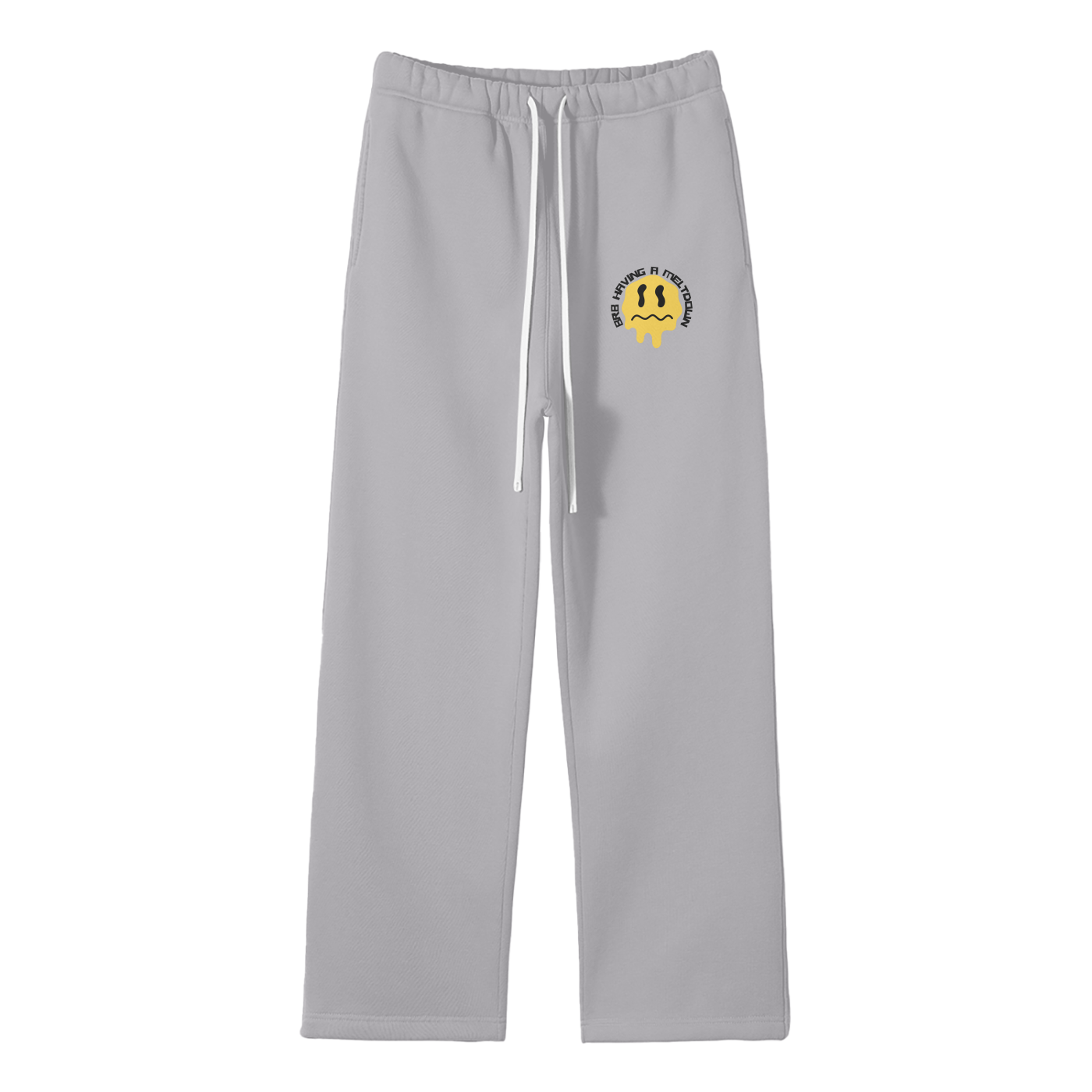 BRB Having A Meltdown Streetwear Fleece Straight Leg Pants