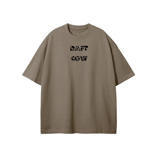 Daft Cow Streetwear Heavyweight Loose Fit T-Shirt