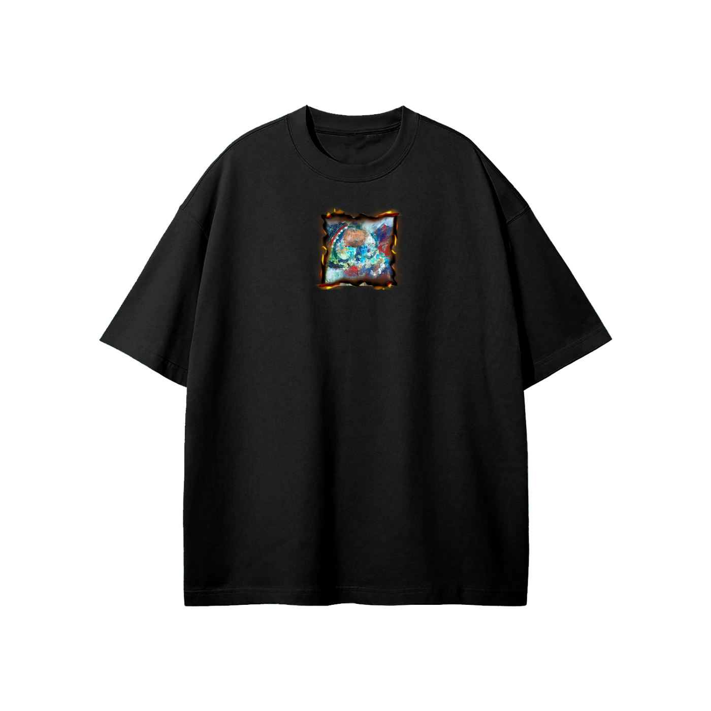 Ur Mouth Is A Gift (Fire) Streetwear Heavyweight Loose Fit T-Shirt