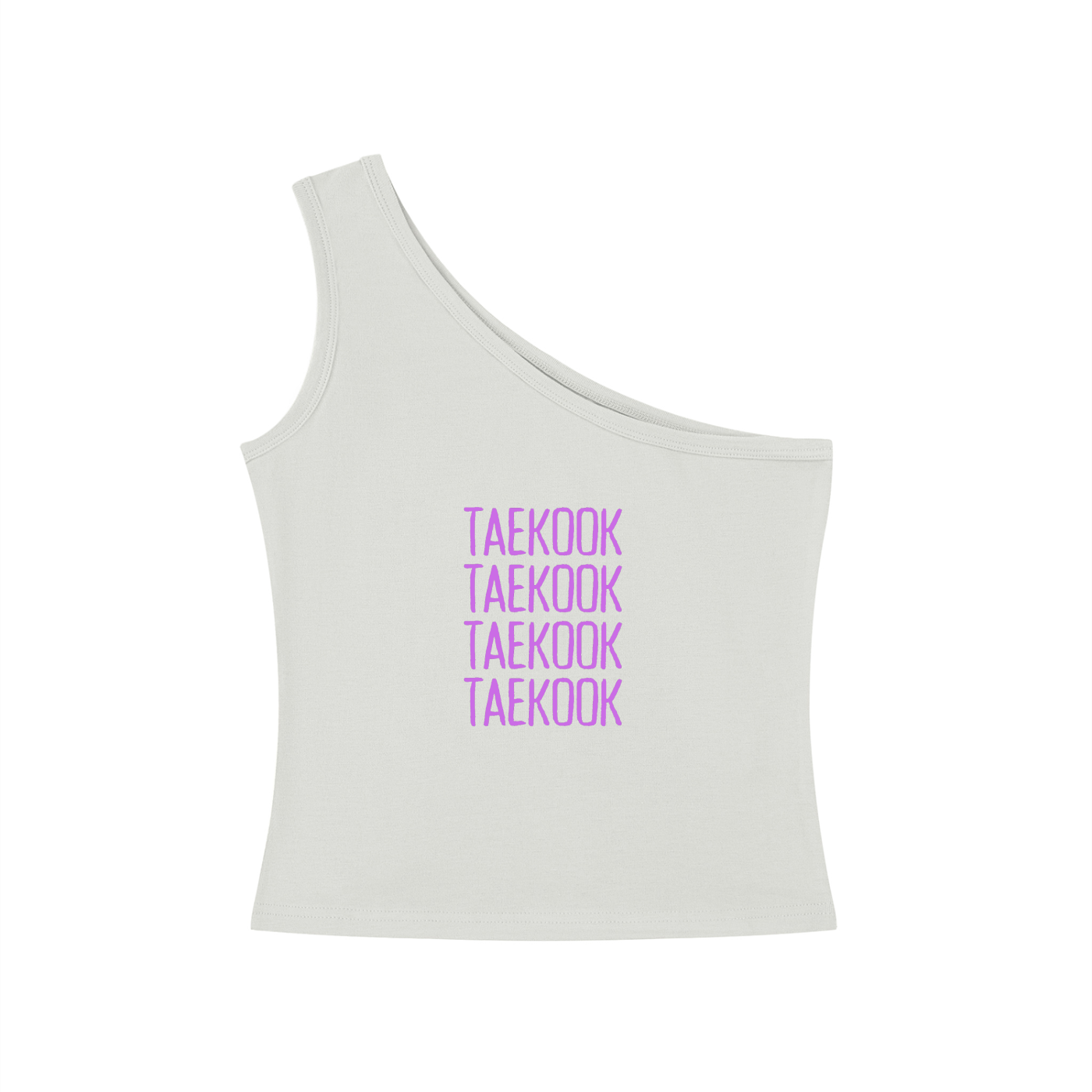 Taekook (Taehyung & Jungkook x 4) One-Shoulder Crop T Shirt