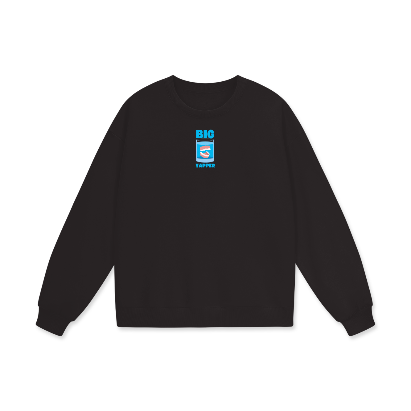 Big Yapper Heavyweight Drop Shoulder Oversized Fleece Sweatshirt