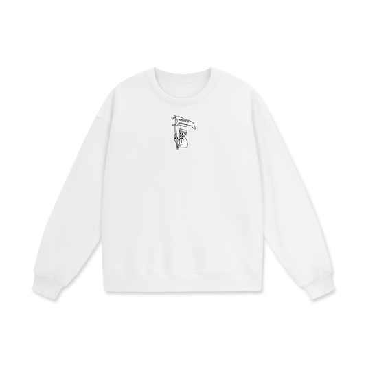 Autistic & Surviving Heavyweight Drop Shoulder Oversized Fleece Sweatshirt