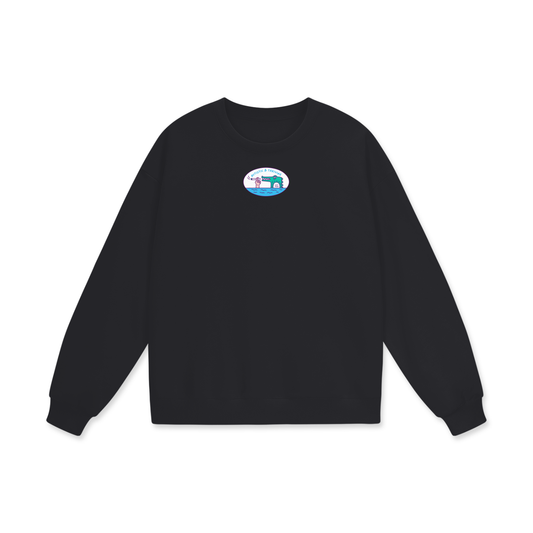 Autistic & Thriving Heavyweight Drop Shoulder Oversized Fleece Sweatshirt