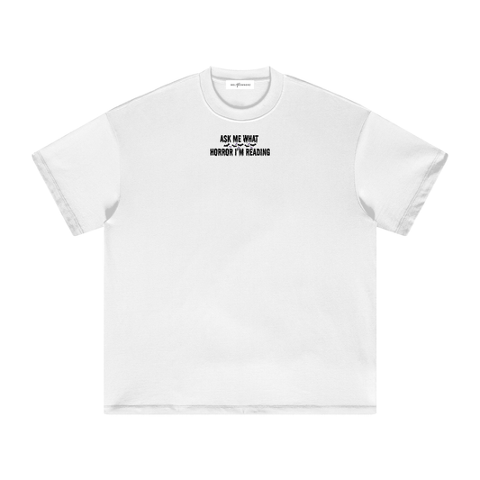 Ask Me What Horror I'm Reading (Bats) Heavyweight T-Shirt