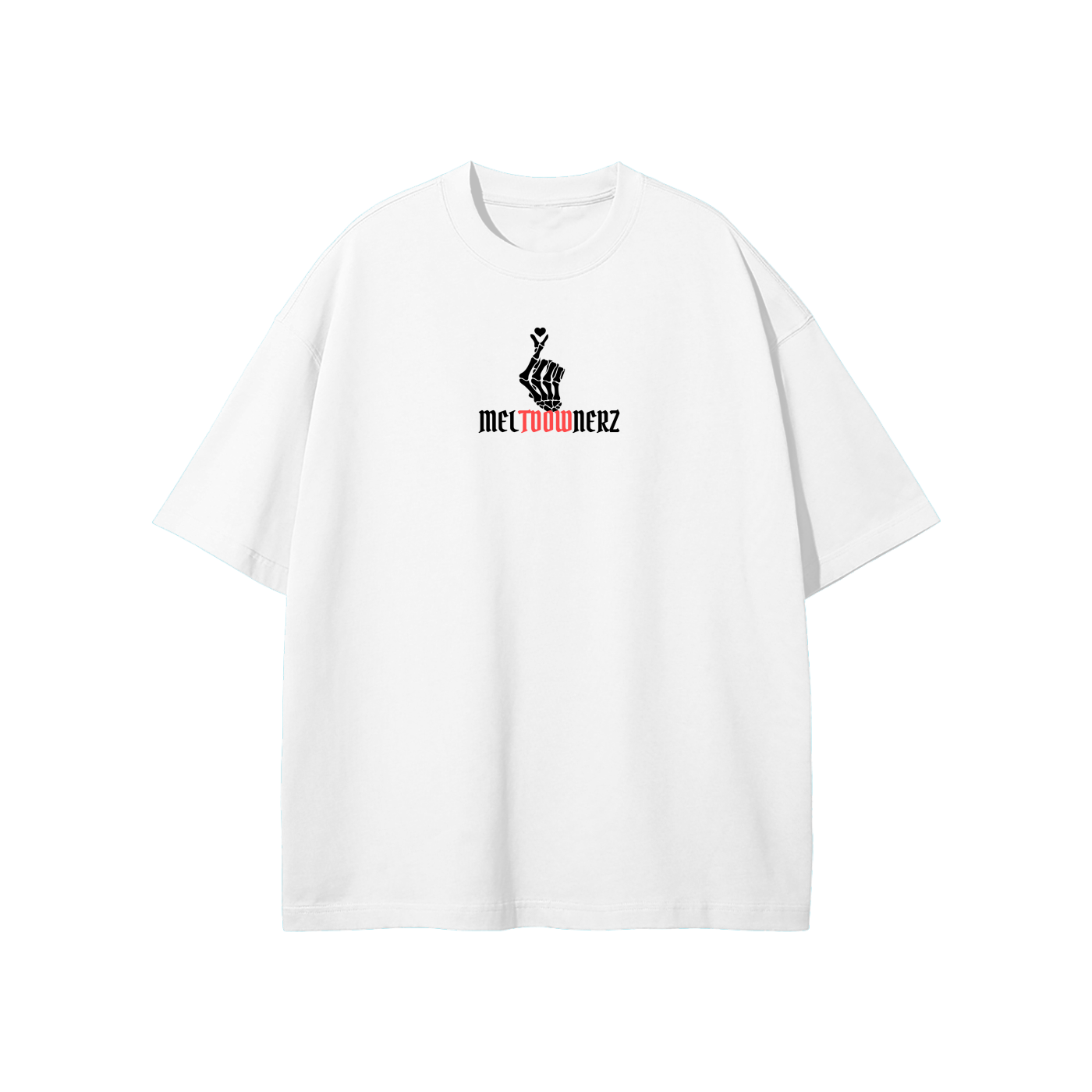 Meltdownerz Bonez Streetwear Heavyweight Loose Fit T-Shirt