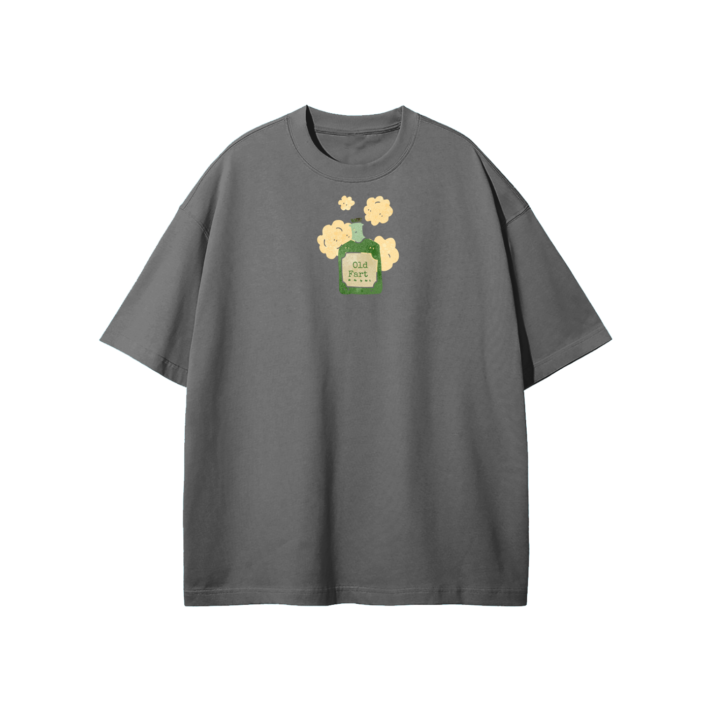 Old Fart (Jar) Streetwear Heavyweight Loose Fit T-Shirt