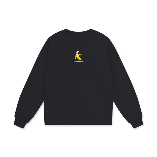 Unserious Heavyweight Drop Shoulder Oversized Fleece Sweatshirt