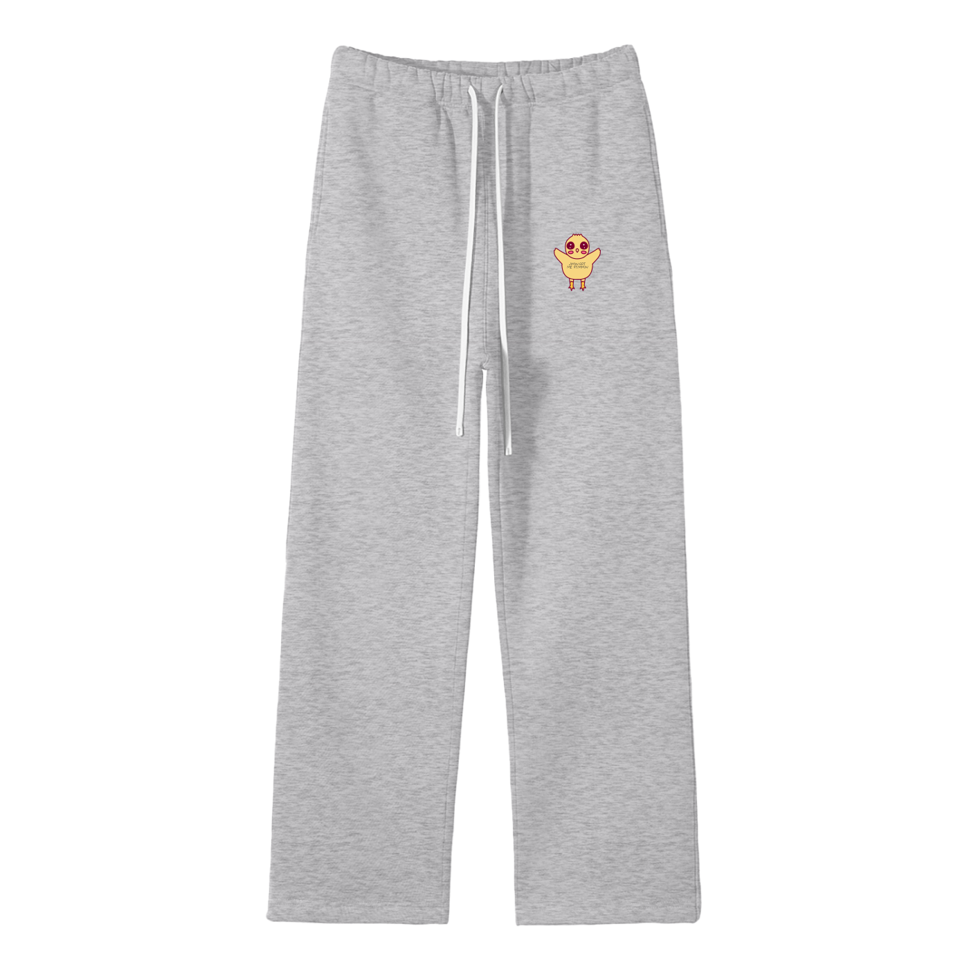 Jimin Got Me Stimmin' (Chick) Streetwear Fleece Straight Leg Pants
