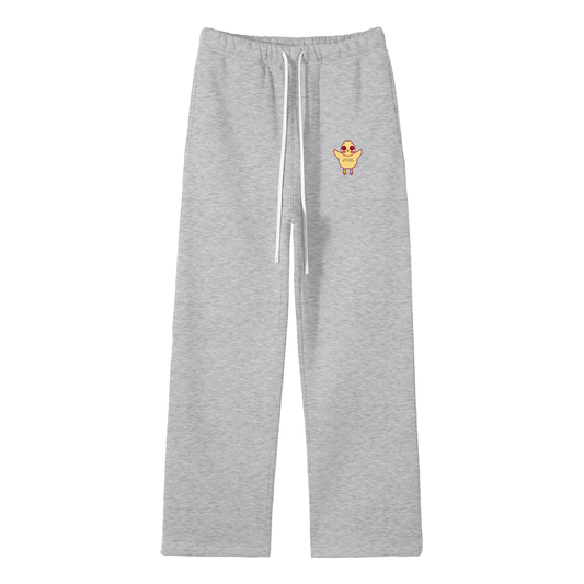 Jimin Got Me Stimmin' (Chick) Streetwear Fleece Straight Leg Pants