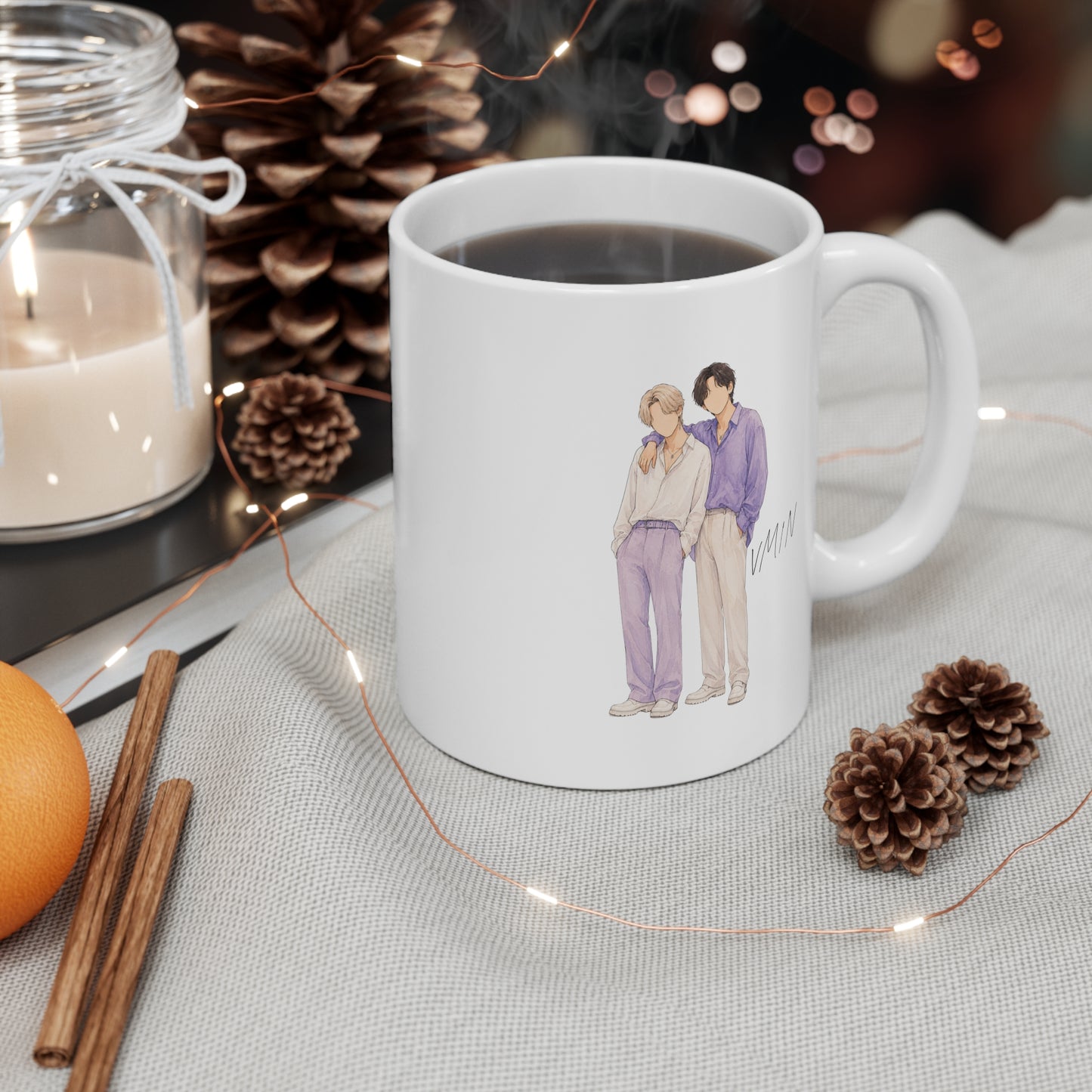 VMin (Taehyung & Jimin) 11oz White Mug