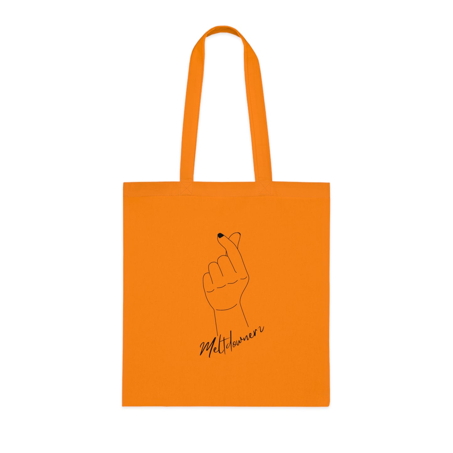 Meltdownerz Hand Heart Cotton Tote