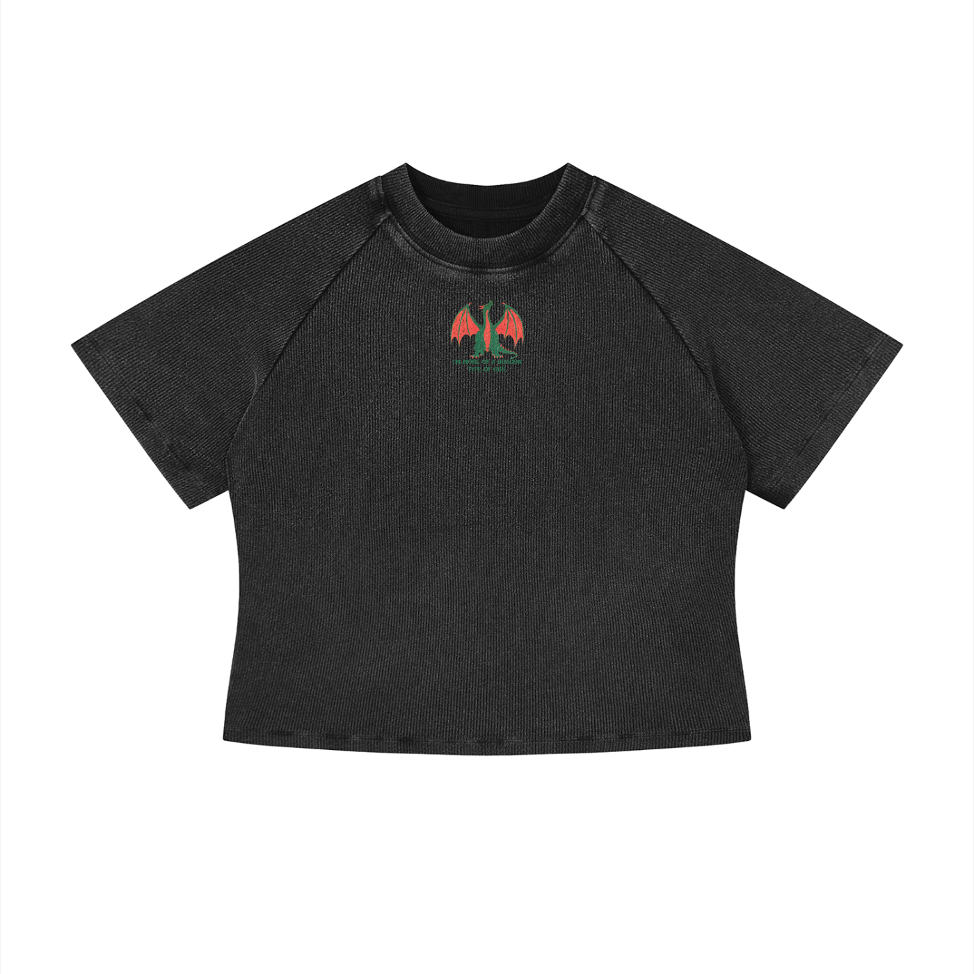 I'm More Of A Dragon Type Of Girl (1) Crop T-Shirt