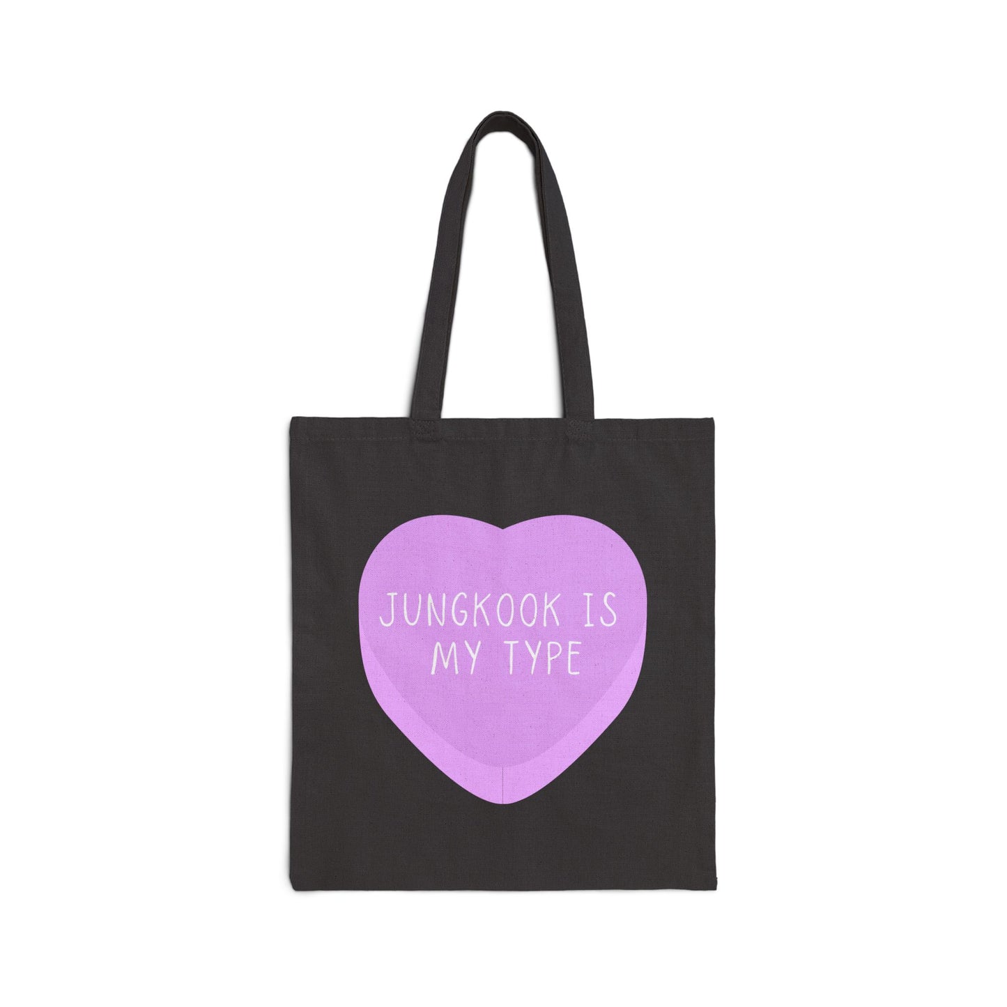 Jungkook Is My Type Cotton Canvas Tote Bag