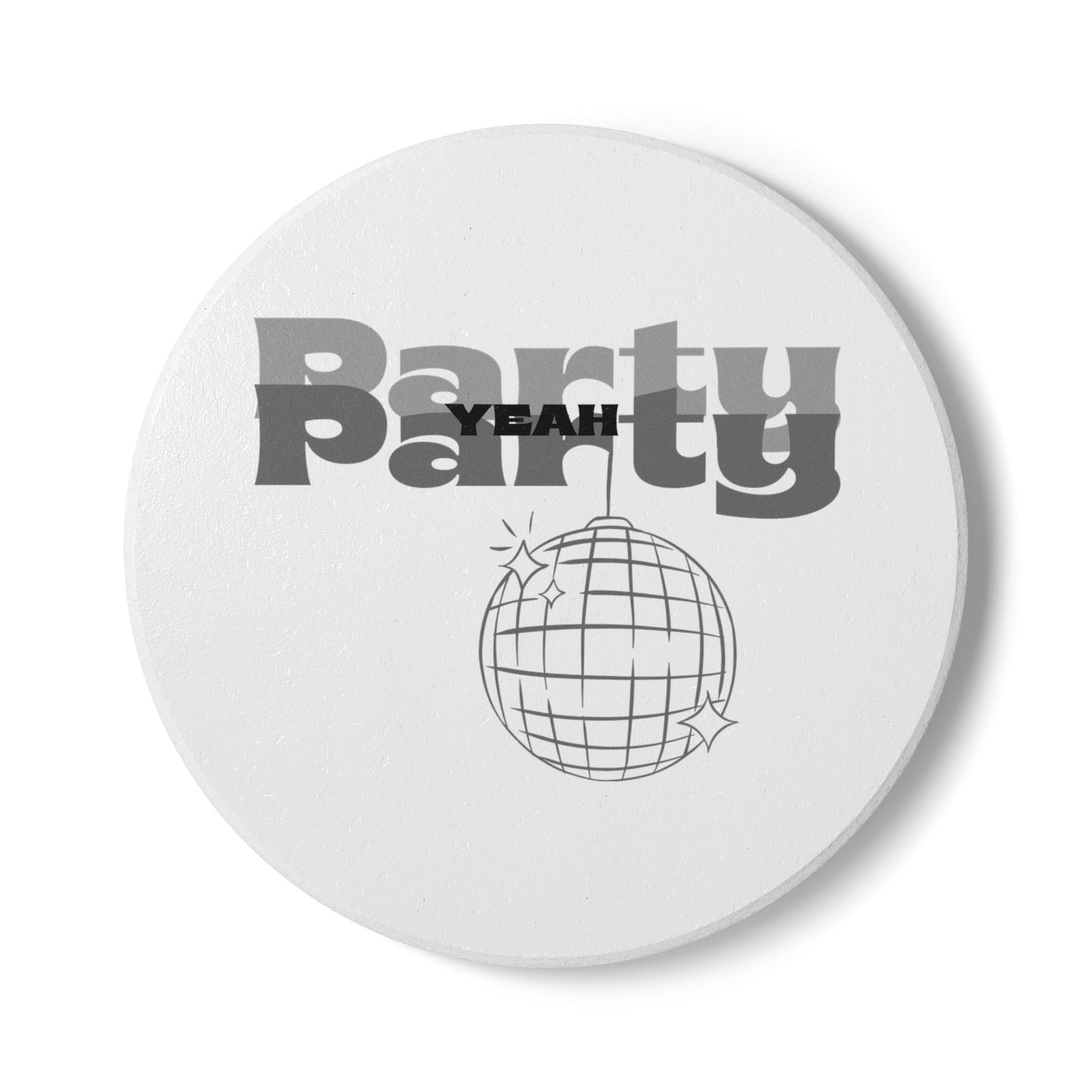 Party Party Yeah (1) (Jungkook) Ceramic Coaster
